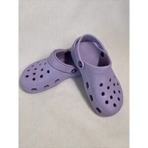 CROCS Girl’s Classic Clogs Galaxy Purple Size 13c Children’s Kids Unisex Shoes